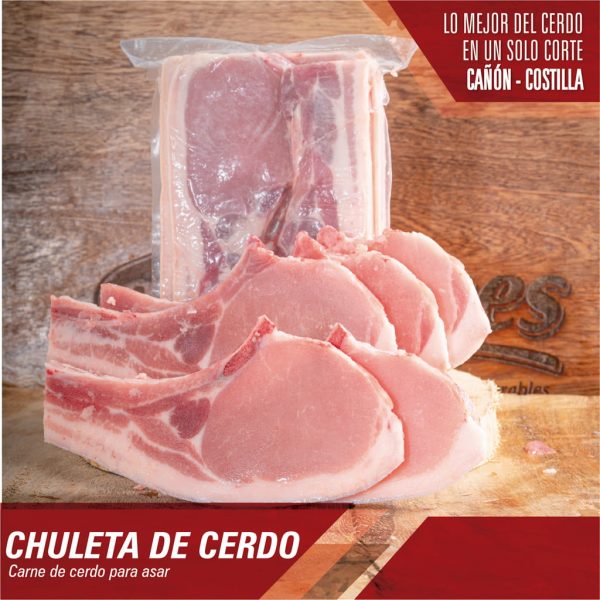 Chuleta de Cerdo x 1200 gr (821)