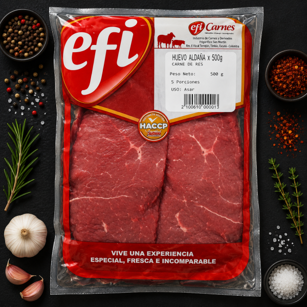 Huevo aldana de res x 500 gr (610)