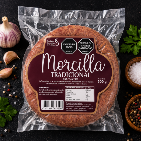Morcilla artesanal 500 g (766)