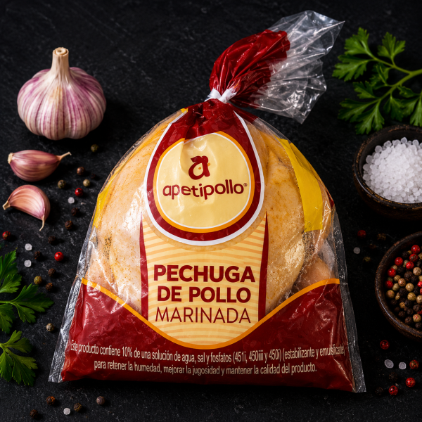 Pechuga de pollo marinada x KL (185)